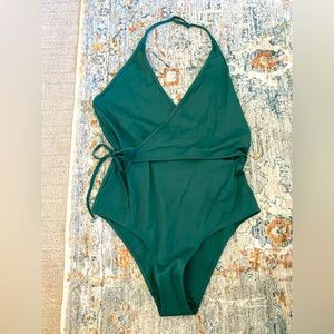 NWT COS Green One Piece Bathing Suit